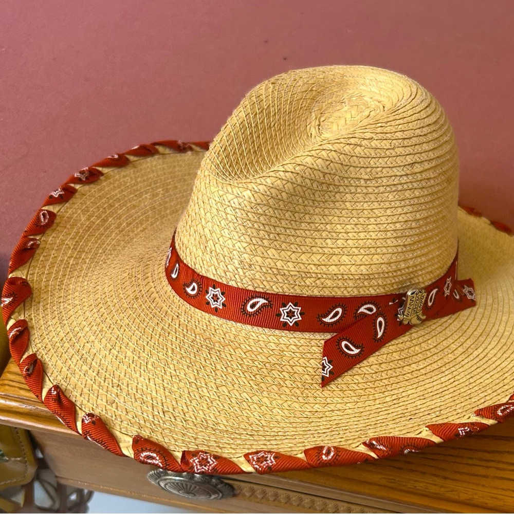 New Baby Cowgirl Palm Leaf hat.
